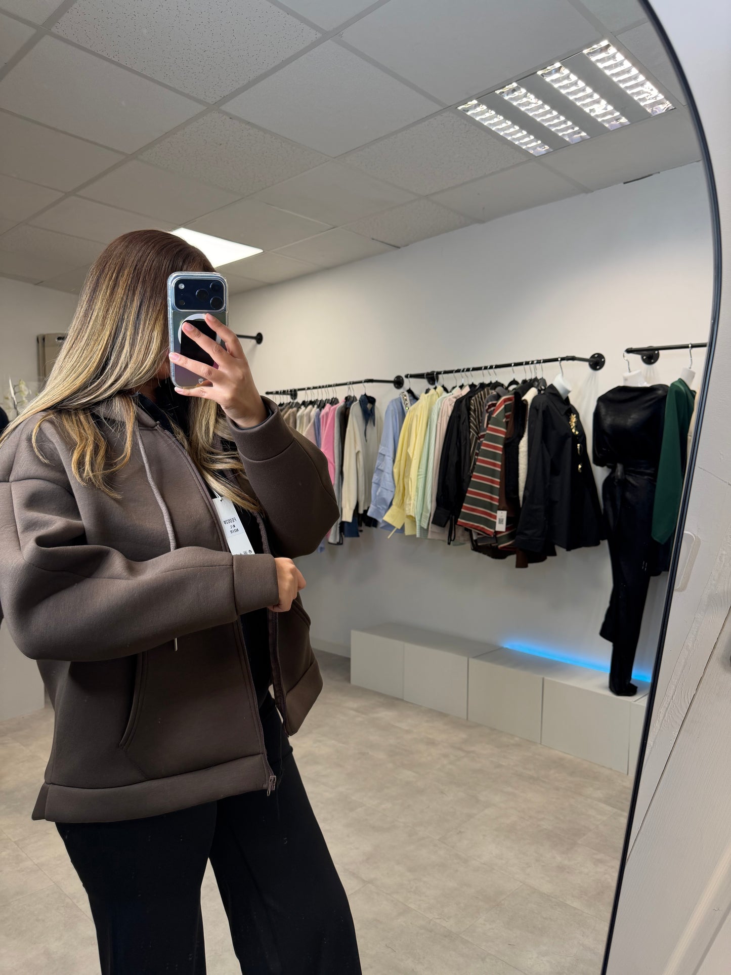 Veste signature capuche