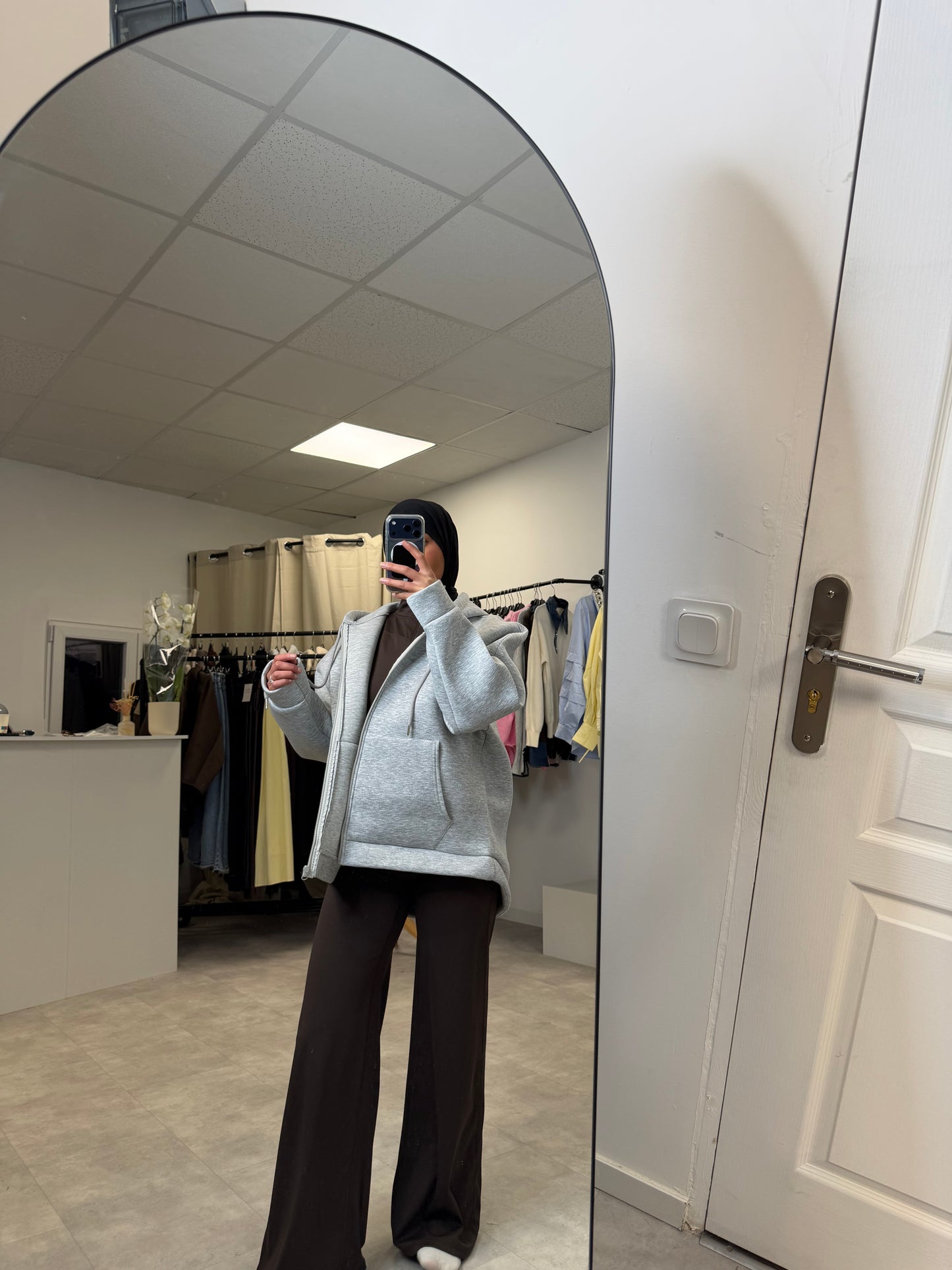 Veste signature capuche