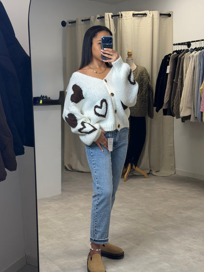 Gilet cœur