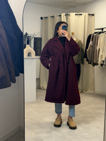Manteau bordeaux