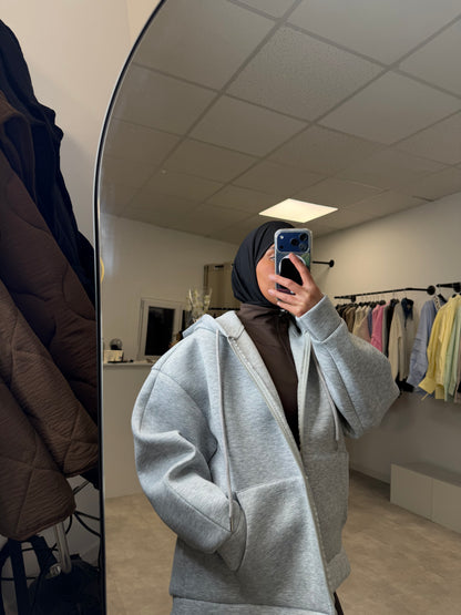 Veste signature capuche