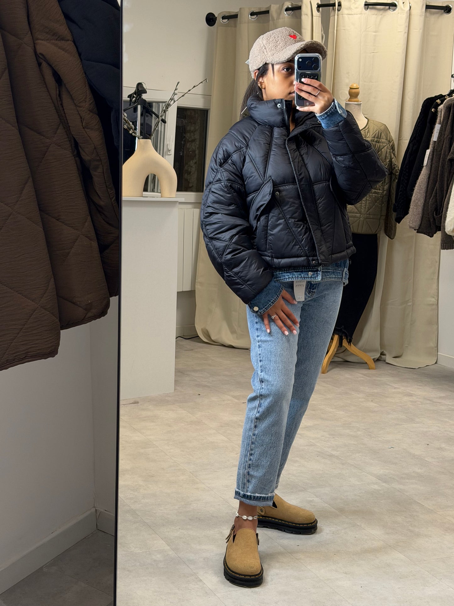 Doudoune jean