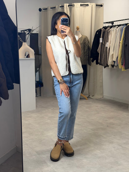 Gilet effet mouton