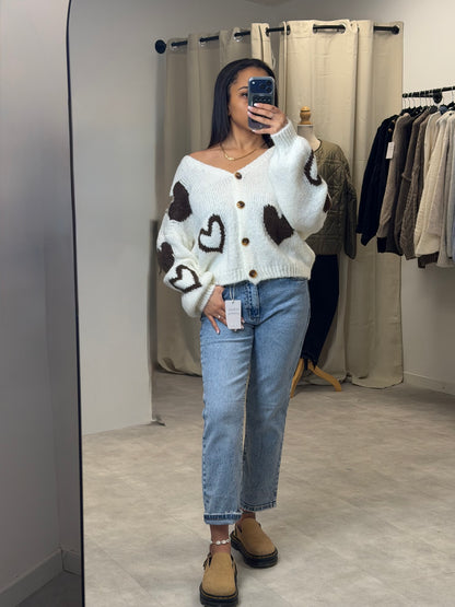 Gilet cœur