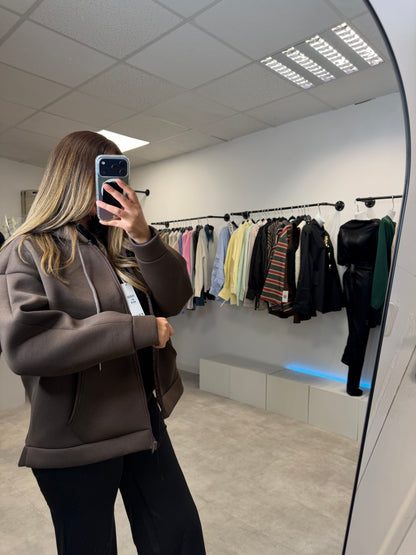 Veste signature capuche