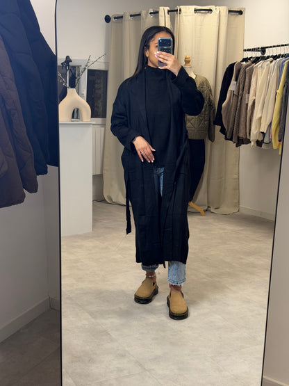 Gilet long noir