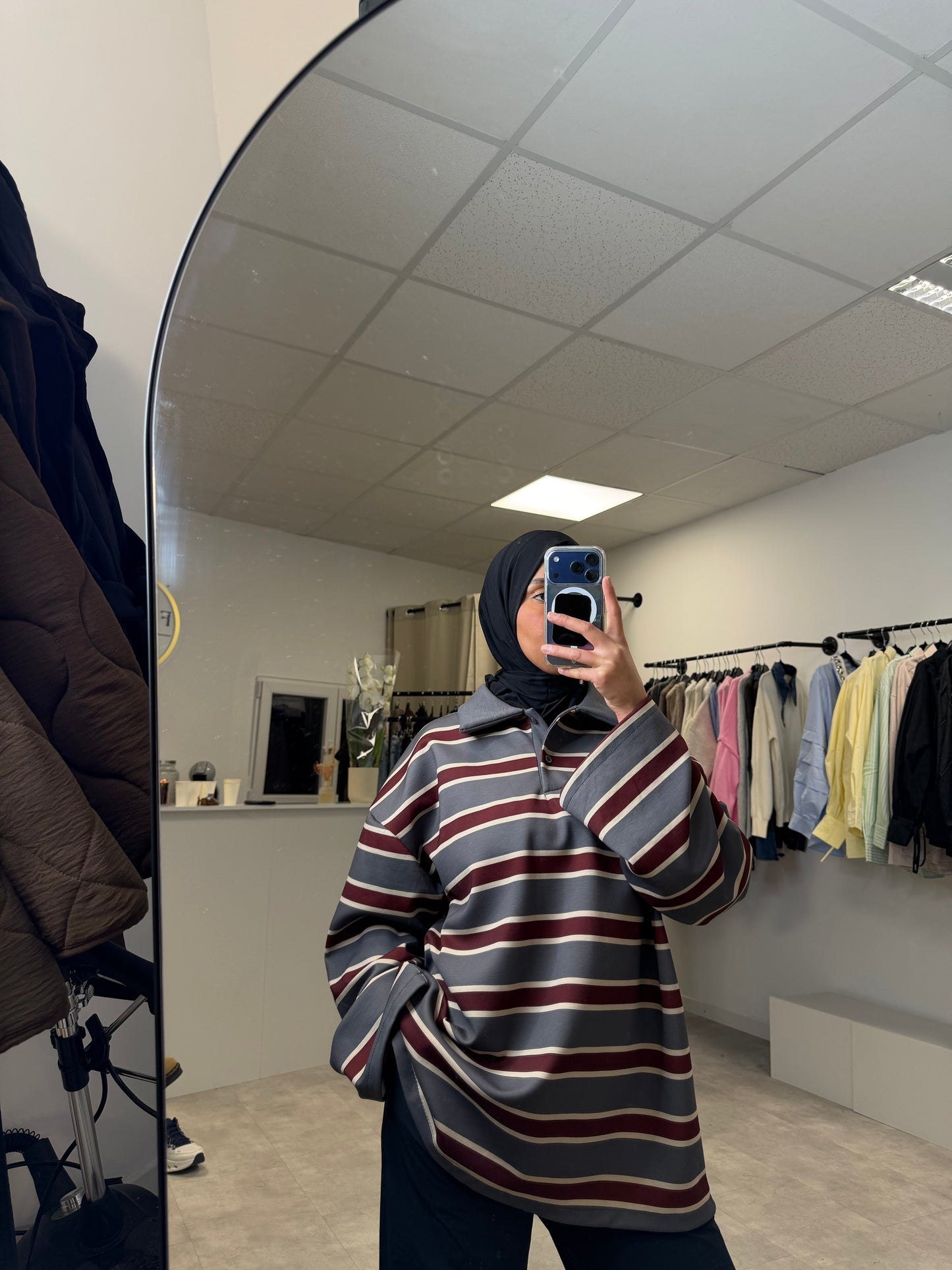 Polo rayé
