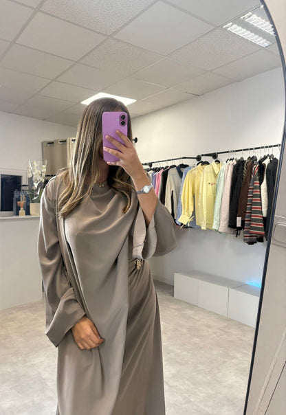 Abaya plissé