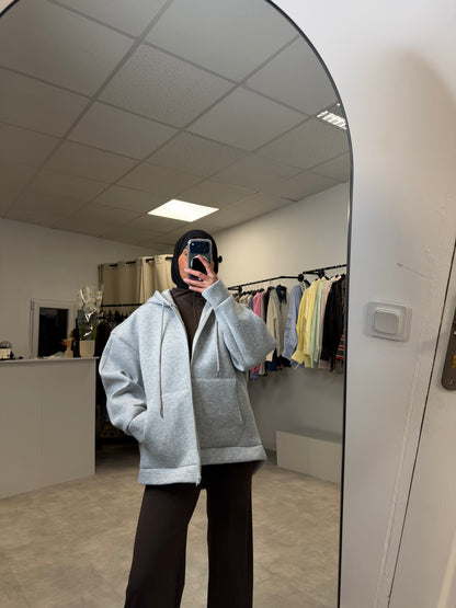 Veste signature capuche