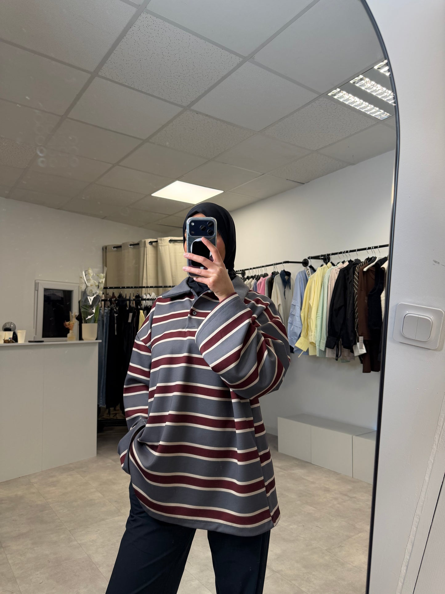 Polo rayé