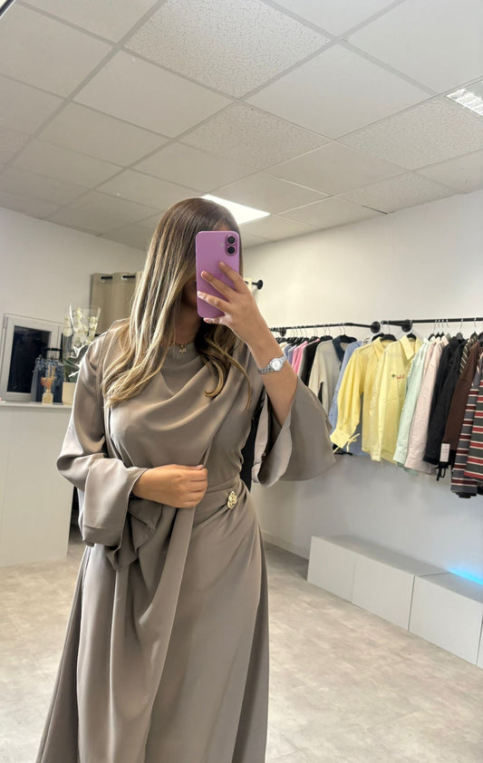 Abaya plissé