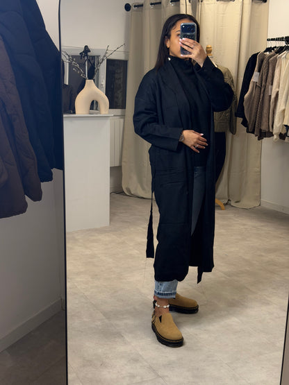 Gilet long noir