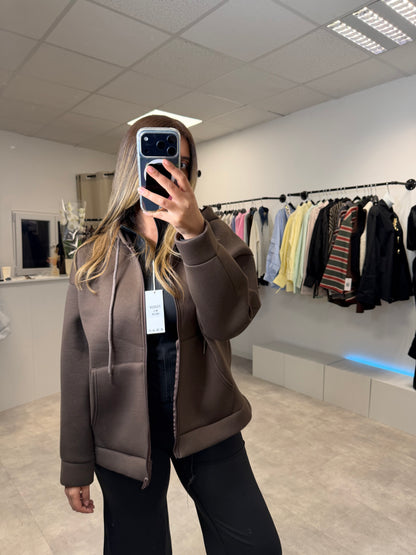 Veste signature capuche