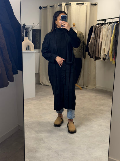 Gilet long noir