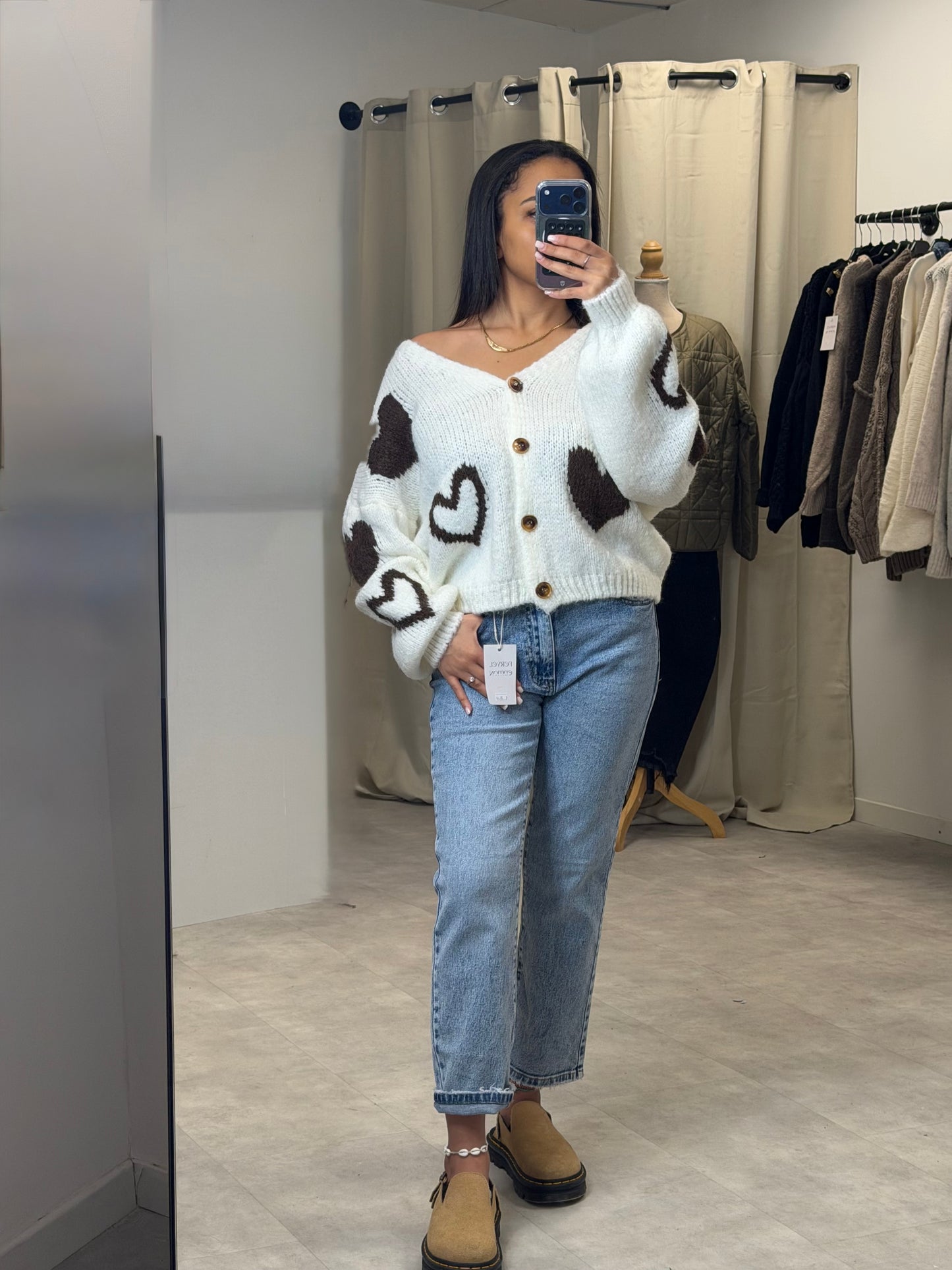 Gilet cœur