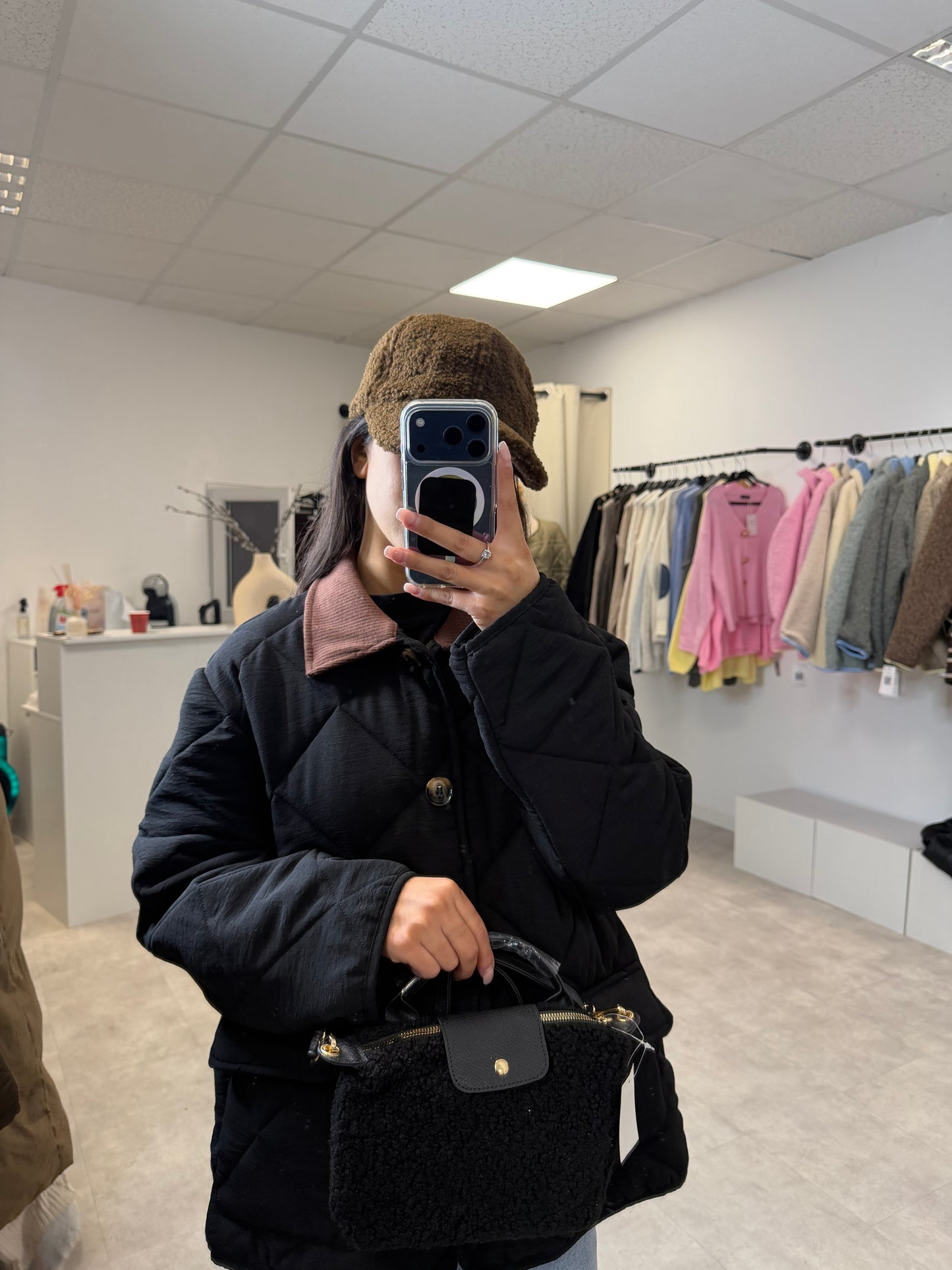 Veste matelassé col
