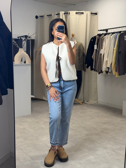 Gilet effet mouton