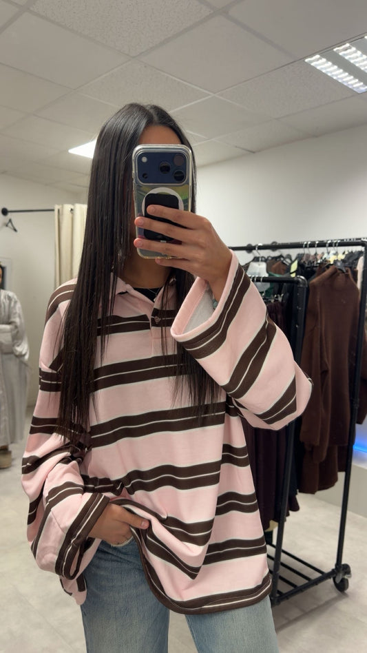 Polo rayé